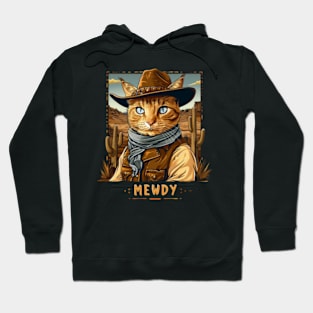 Cat Cowboy Quest Feline Gunslinger Hoodie